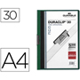 DURABLE DOSSIER DURACLIP A4 30H VERDE OSCURO 2200-32